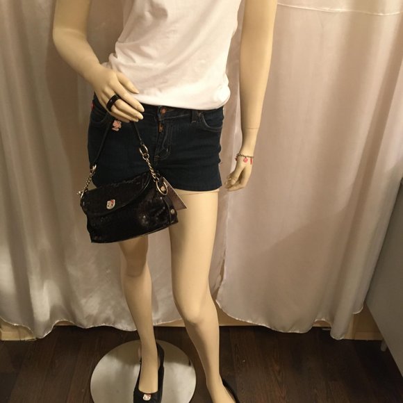 ADORABLE custom hello kitty vintage shorts purse and flats set!!! - Picture 3 of 17